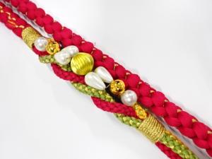 正絹　振袖用　手組帯締め